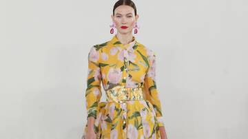 Inspired by The Secret Garden, a beloved book from Carolina Herrera's creative director Wes Gordons childhood, the label's spring/summer 2023 collection was unveiled in New York on September 12. Picture supplied