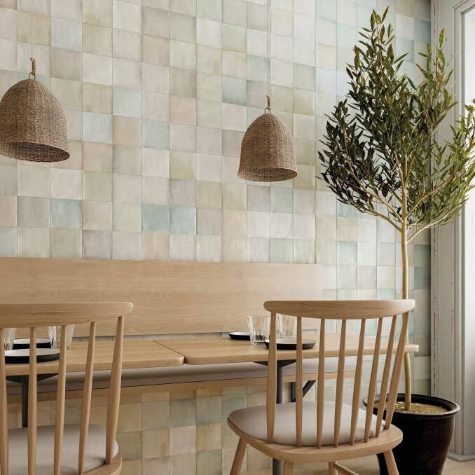 Satina multi-colour satin tiles, $169 per square metre. Fans of The Blocks new regionally-based series will appreciate how far tiles have come in 2022. Theres never been a better time to be brave and go bold. beaumont-tiles.com.au