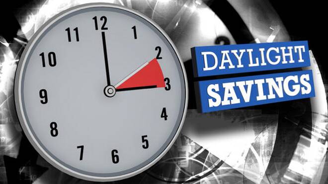 Turn clocks forward one hour on Sunday morning, October 2, for six months of daylight saving which will conclude on Sunday, April 2, 2023. File picture