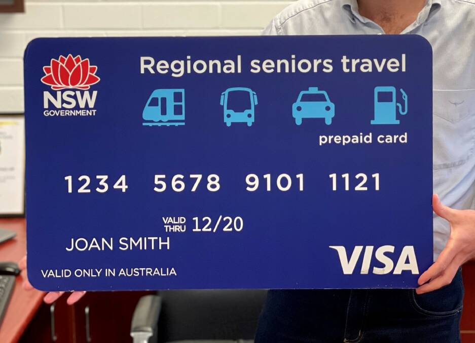 Regional seniors can apply for $250 prepaid travel card