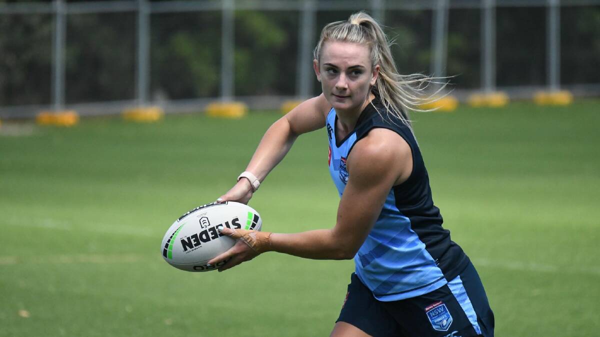 Muswellbrook's Brydie Parker has been named in a NSW Blues Origin squad.
