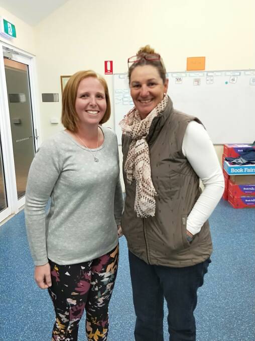 HELPING HANDS: Teressa Williams and De Patterson have both been amazing contributers for St Joseph's Primary School in Merriwa.