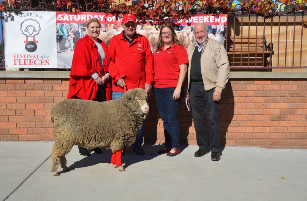 MERRIWA MAGIC: Angela and Alan Wright, Peta Luke and Ron Campbell are looking forward to the 2019 Festival of the Fleeces.