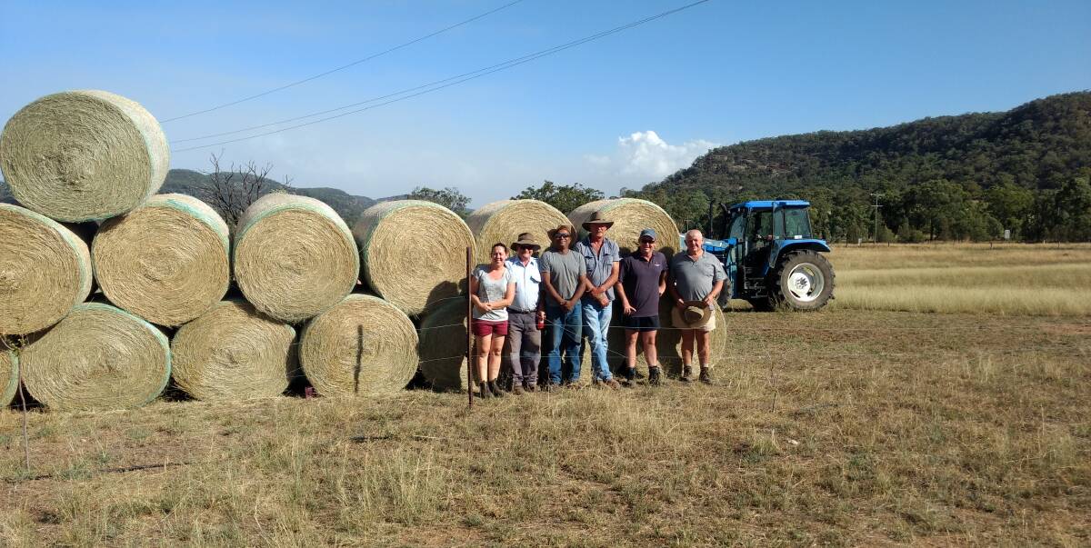 HAY HOPE: Farmers throughout the remote Upper Hunter were thrilled to see the arrival of support from Ausgrid and Rural Aid.