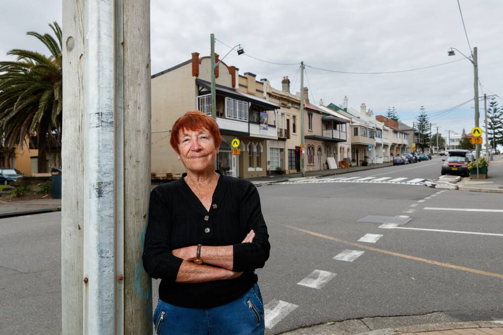 Newcastle East Residents Group member Christine Everingham is not in favour of the event and hopes there are more stringent safety regulations imposed on organisers in 2023. Picture by Max Mason-Hubers.