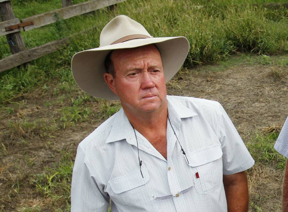 LONG WAY TO GO: Singleton Beef and Land Association president Greg Ball welcomed the rain but is yet to see water reach creeks and gullies on his property.