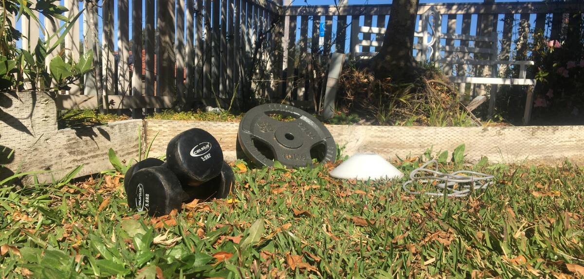 MAKE A MOVE: You don't need much equipment to get a good at-home workout. Pick a few exercises and mix them up for variety.
