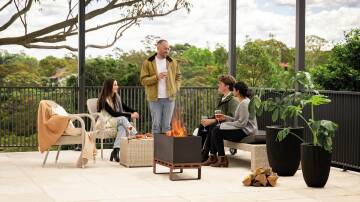 Invest in a firepit for cosy ambience, warm guests and year-round entertaining. Picture supplied
