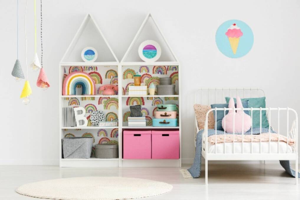 Add colour and unique design to children's rooms.