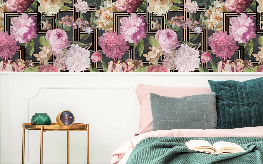 Favourite florals for a romantic bedroom.