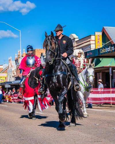 Scone Horse Festival returns in May from the 4th to 14th with the theme 'Kings & Queens of the Stables'. Photo from Scone Horse Festival Facebook. 