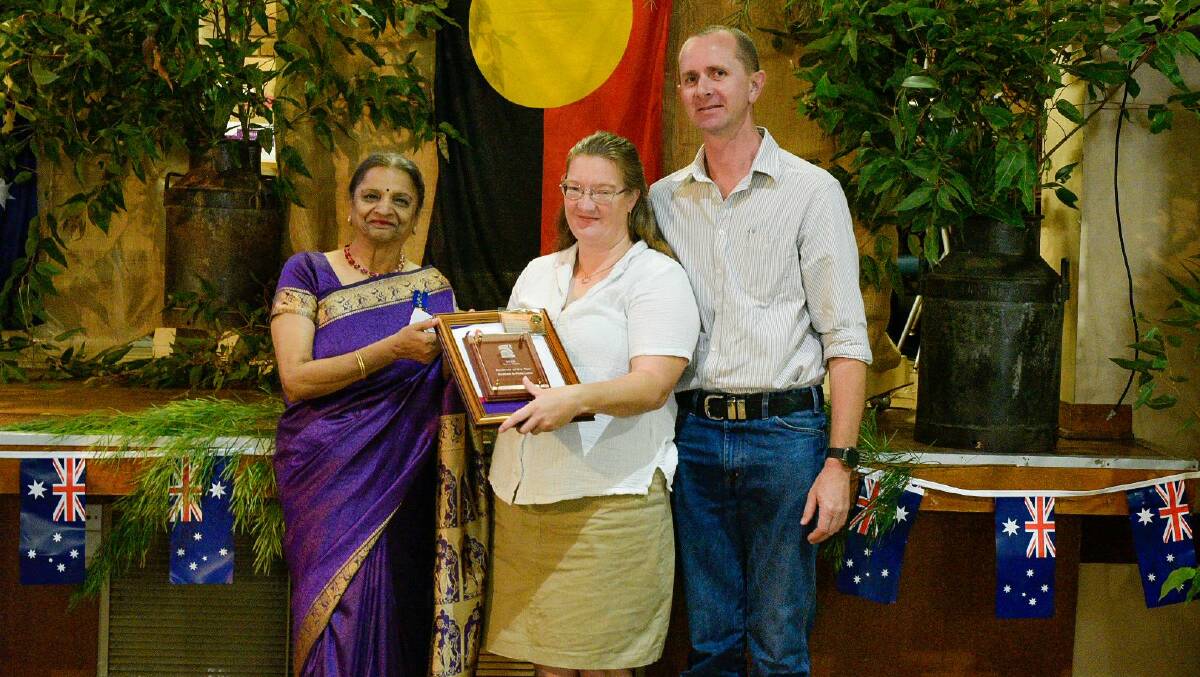 Merriwa Achiever of the Year award went to Andrew and Peta Luke. Photo from Upper Hunter Shire Council.
