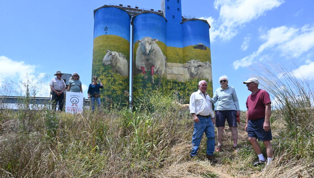 Merriwa's Festival of the Fleeces committee welcome the news that the iconic silos will feature in the 2023 Australian Silo Art Trail wall calendar. Picture by Jess Wallace. 