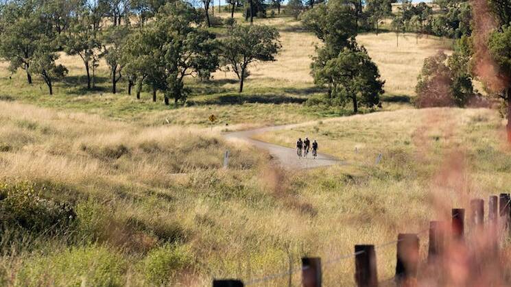Beautiful Hunter Valley backdrop at the Gundy Gravel Fondo in 2021. Pictures by Outerimage courtesy of goodnessgravel.