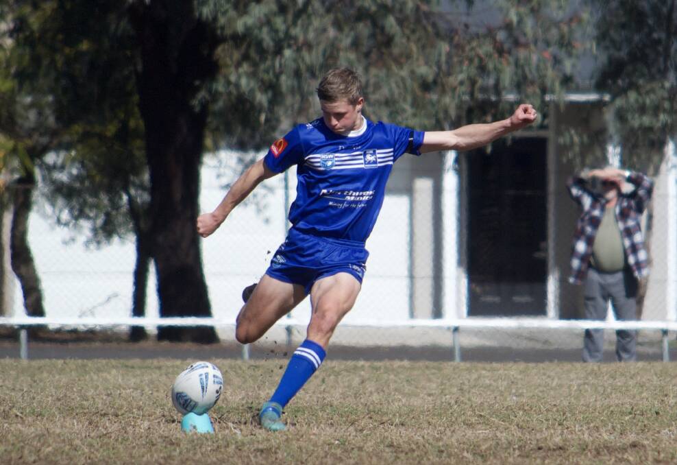 Scone's Lachlan Hails in action. Photo supplied. 