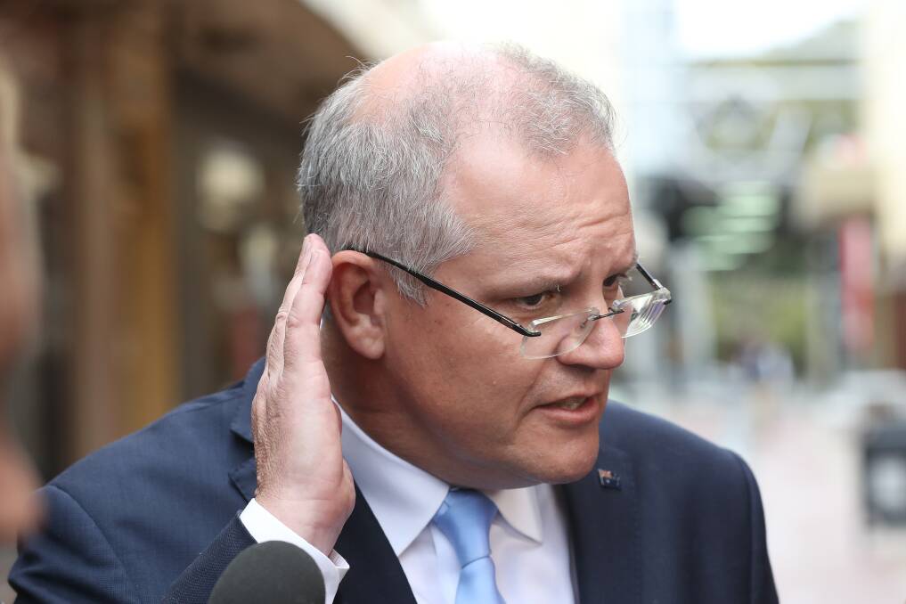 RECKONING: Scott Morrison's record as prime minister is one of dodging national responsibilities. Picture: Mark Jesser