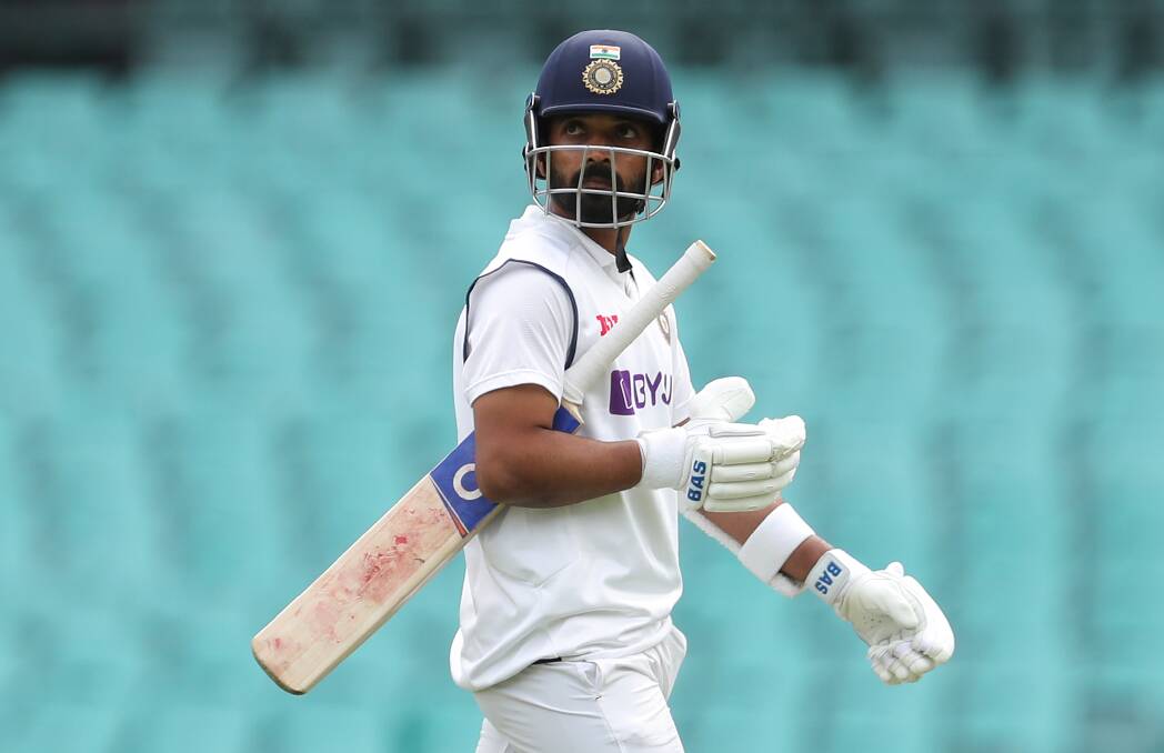 Ajinkya Rahane will lead India in Melbourne. Photo: Brendon Thorne/Getty Images 