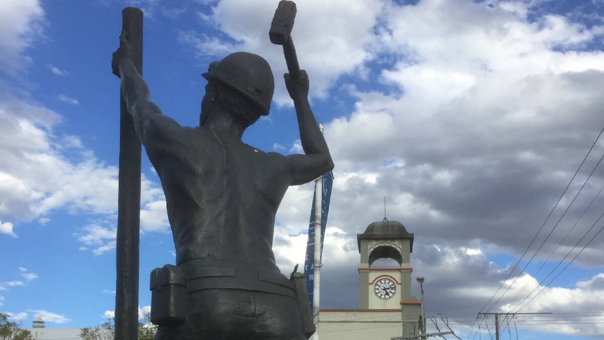 Statue in Gunnedah recognising the shire's mining heritage. Picture: Supplied