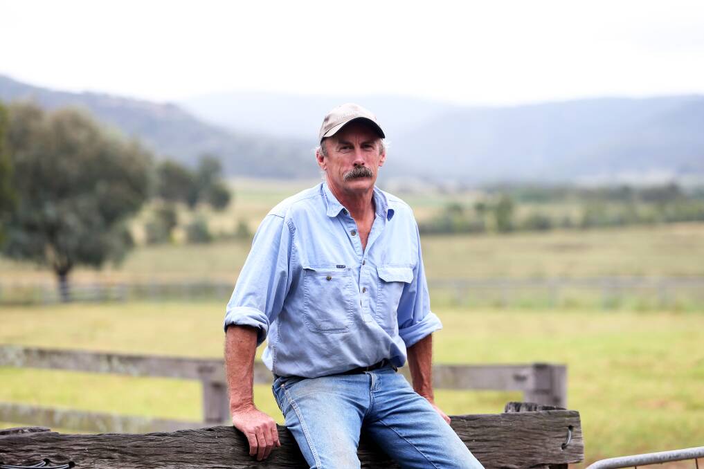 Upper Hunter farmer, and former BHP mine manager, Michael White says Saturday's announcement was welcome news, but more work needs to be done to secure the future of the region's energy economy. Picture by Peter Lorimer
