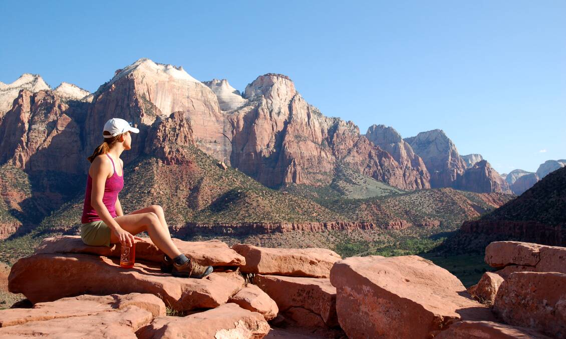 Breathtaking views such as the Watchman Trail in Zion National Park are waiting for you. Picture supplied. 
