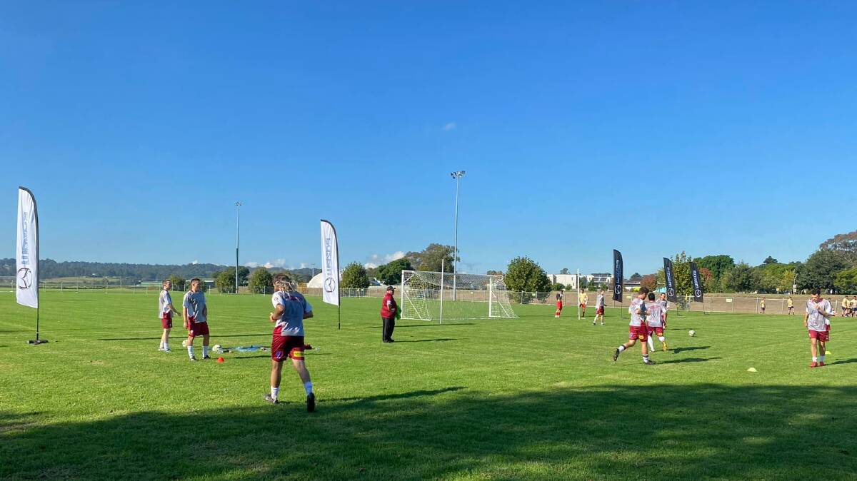 GAME ON: Singleton Strikers at home on Saturday, May 14. The club will host a Ladies Day at Civic Park on Saturday, June 11. Picture: Facebook/Singleton Strikers Football Club