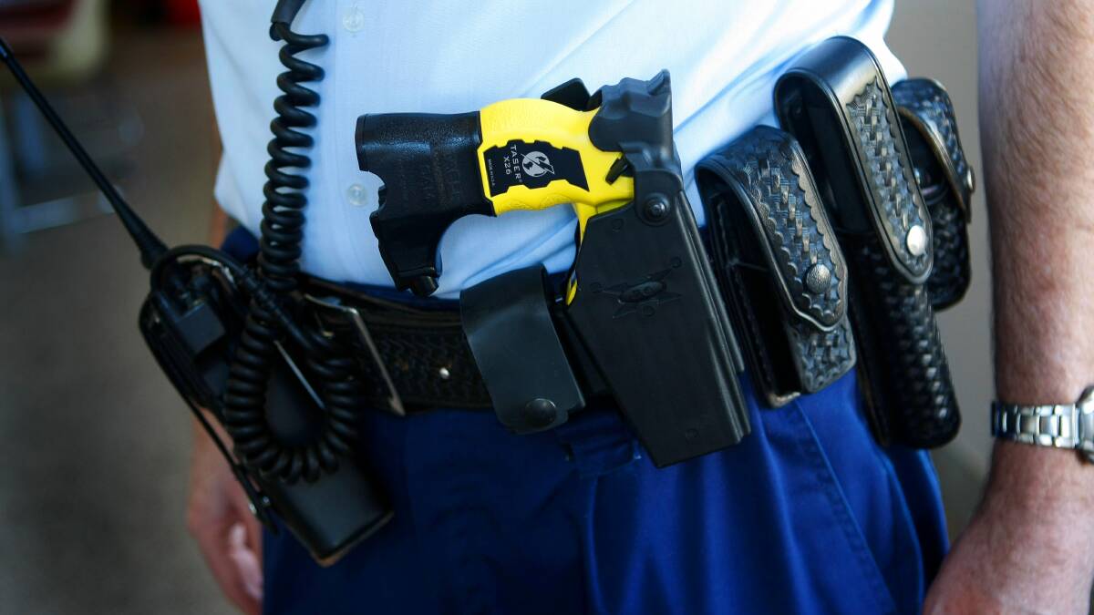 The police use of Tasers has come under scrutiny in recent weeks. Picture by Kirk Gilmour