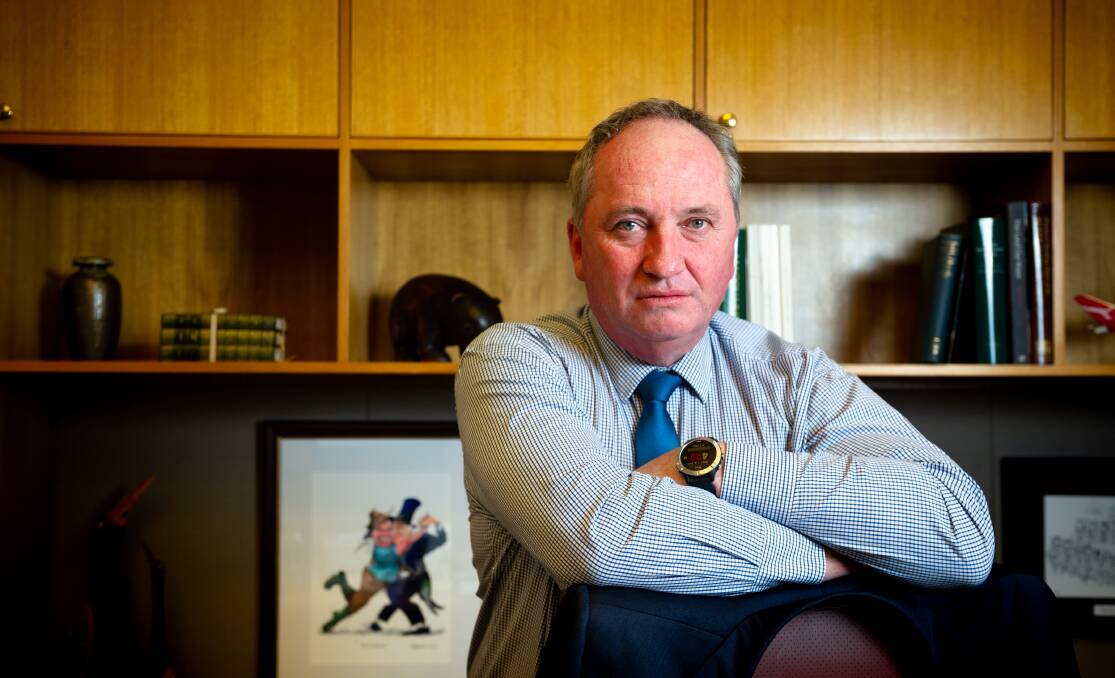 Nationals MP and former deputy prime minister Barnaby Joyce. Picture by Elesa Kurtz