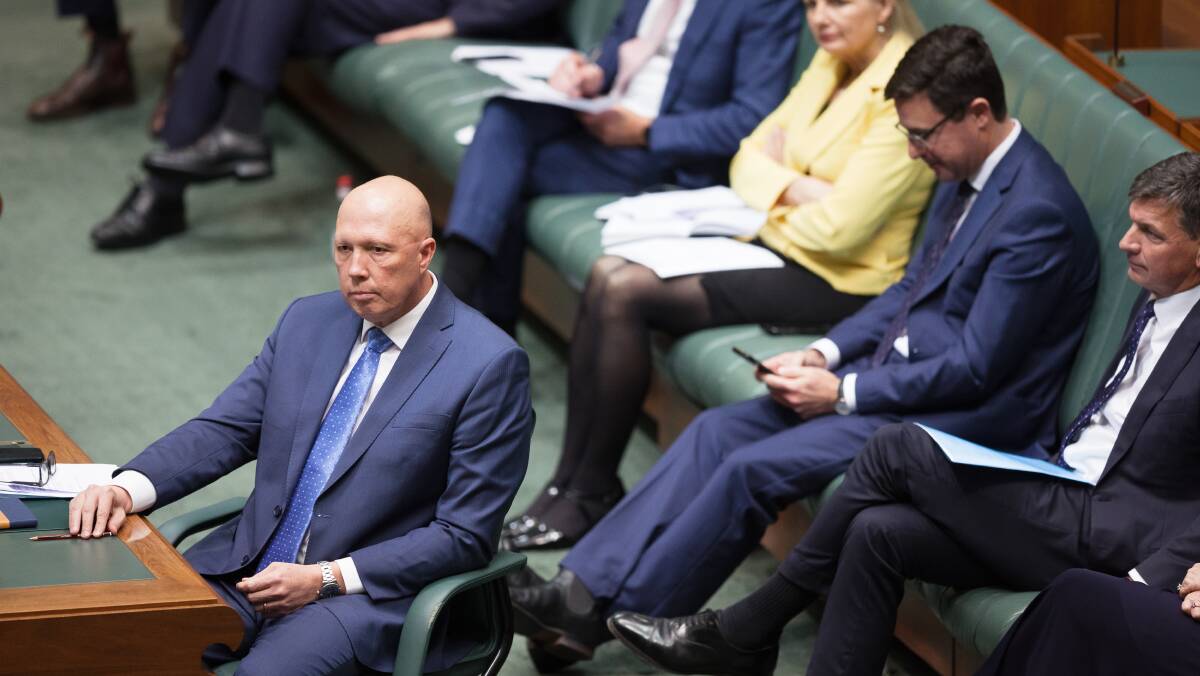 Peter Dutton has previously said he does not support quotas. Picture by Sitthixay Ditthavong