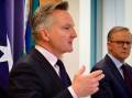 Climate Change Minister Chris Bowen and Prime Minister Anthony Albanese. Picture by Elesa Kurtz