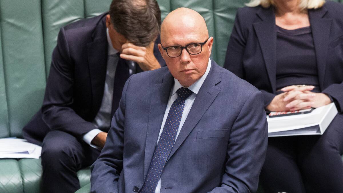 The opposition under Peter Dutton rarely makes question time difficult for the government. Picture by Sitthixay Ditthavong
