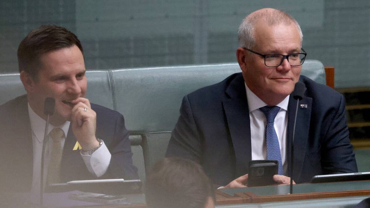 Former prime minister Scott Morrison, now a backbencher in the House of Representatives. Picture by James Croucher