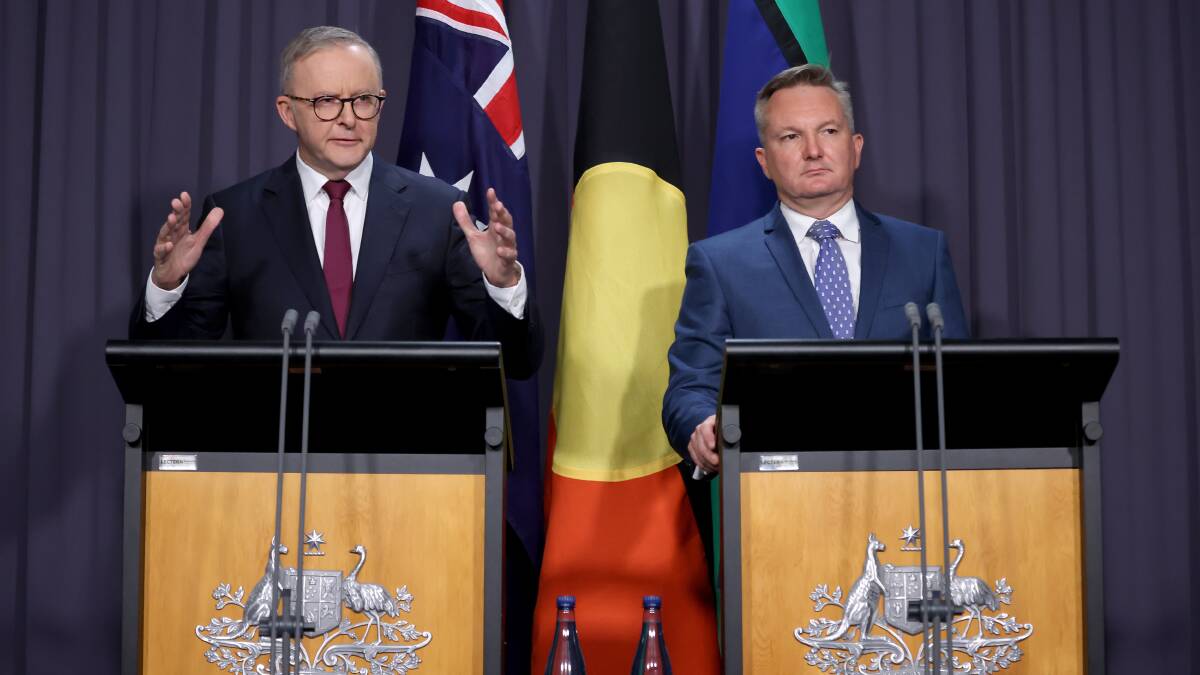 Prime Minister Anthony Albanese and Climate Change Minister Chris Bowen. Picture by James Croucher