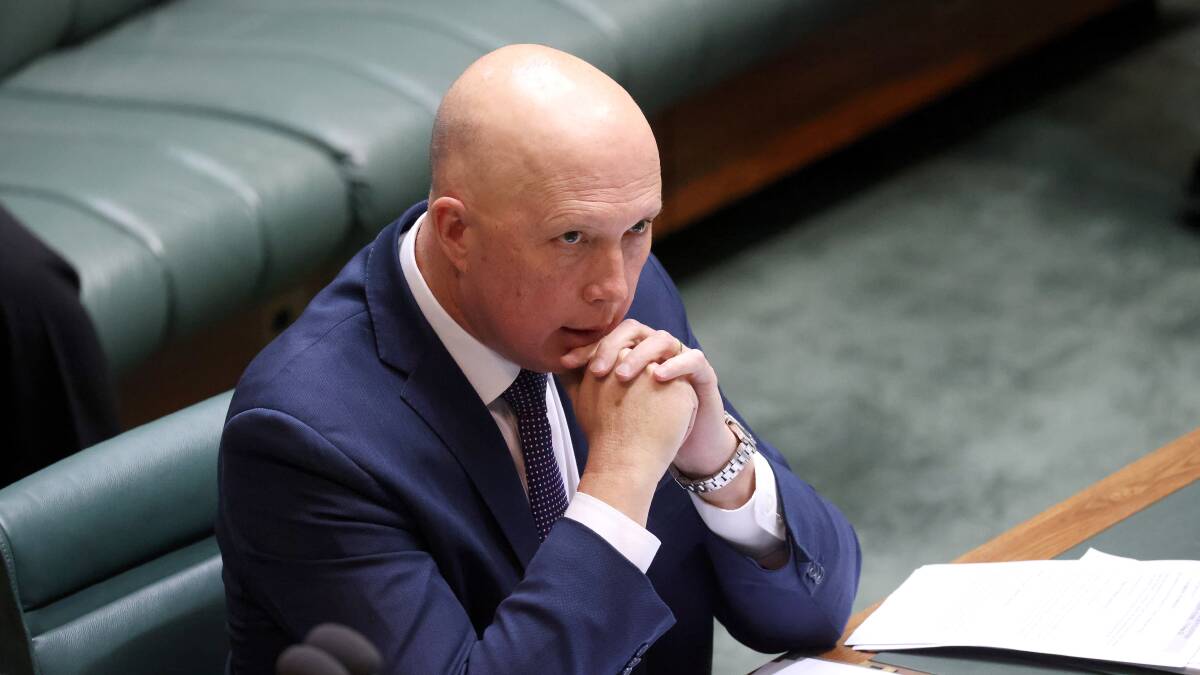 Opposition Leader Peter Dutton. Picture by James Croucher