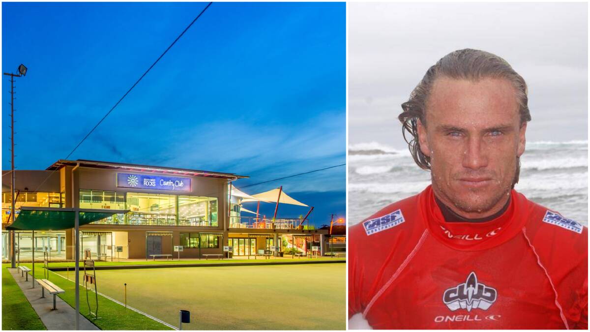 The South West Rocks Country Club is facing 16 charges following an investigation into the death of former professional surfer Chris Davidson. Picture, SWR Country Club and Chris Davidson picture, supplied