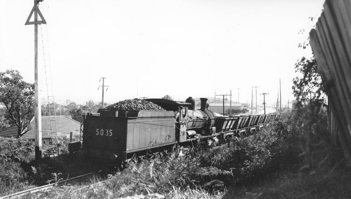 Steam train near the Dibbs Street crossing. Picture: Ed Downs 
