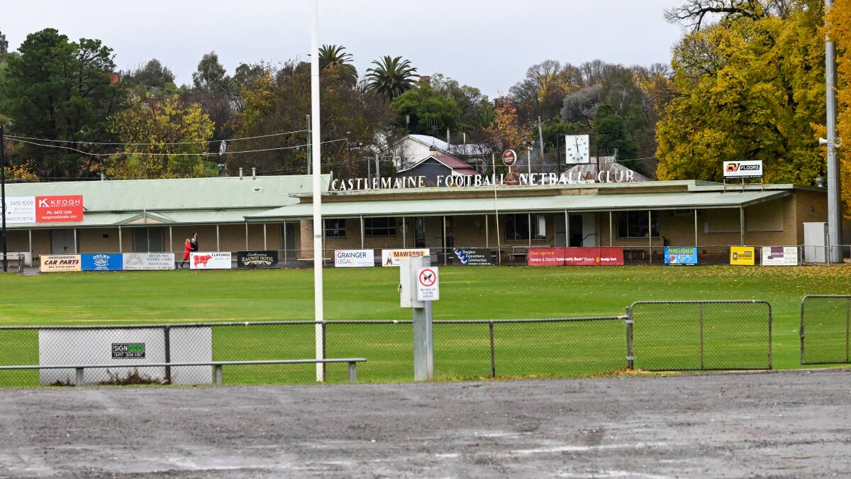 Castlemaine's home ground Camp Reserve on Sunday.