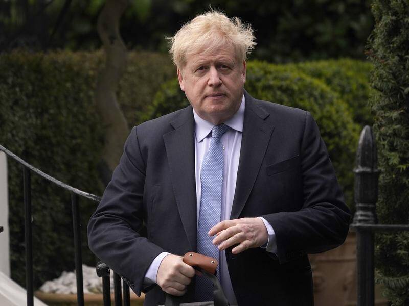 Boris Johnson has quit as an MP after being told he would be sanctioned for misleading parliament. (AP PHOTO)