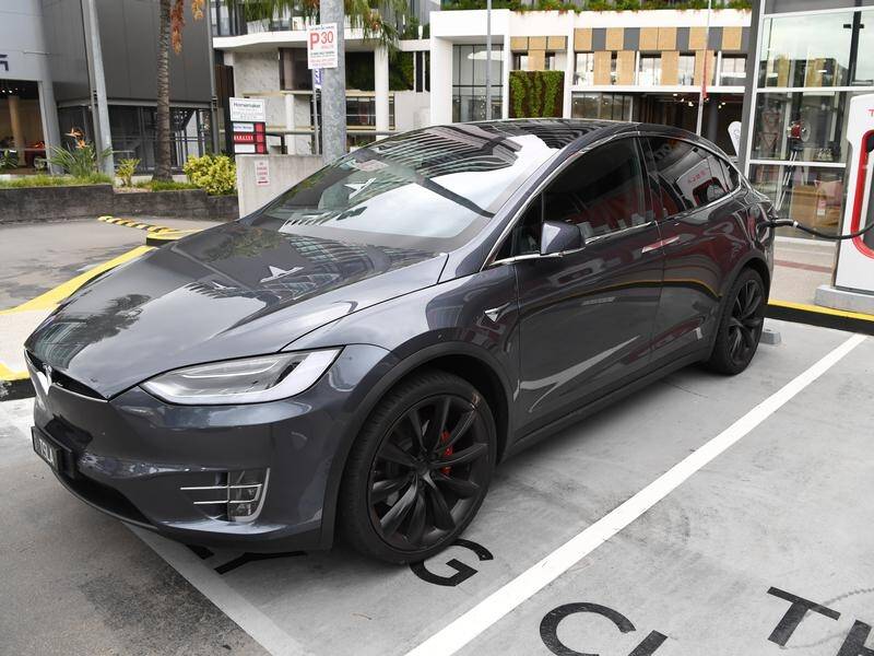 More than 7000 electric cars were sold last month, eclipsing demand for hybrid vehicle models. (Dan Peled/AAP PHOTOS)