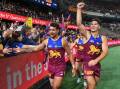 Brisbane have advanced to the AFL grand final after a 16-point preliminary final win over Carlton. (Jono Searle/AAP PHOTOS)