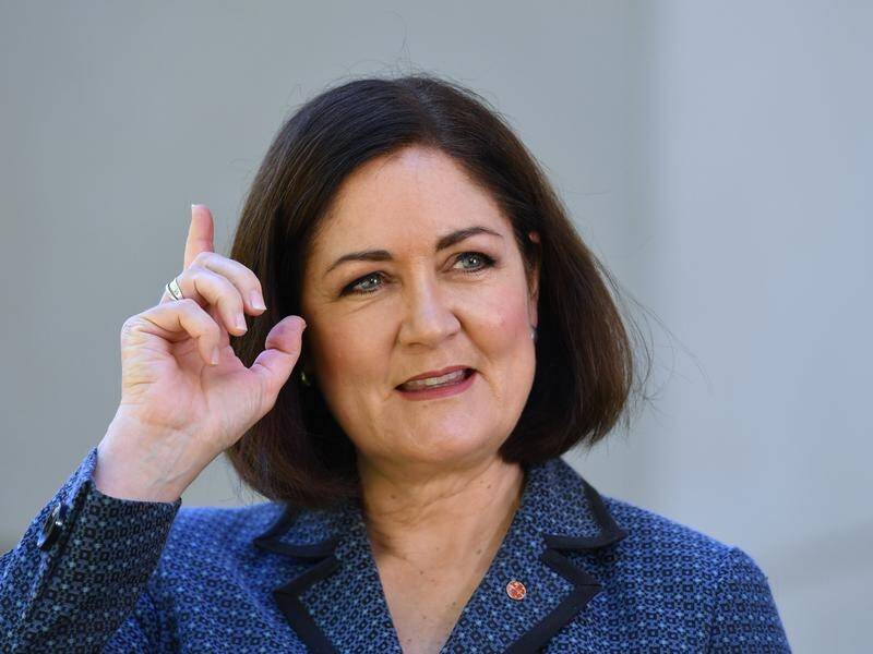 Liberal senator Sarah Henderson says the new laws will give unions "the power to run the country". (Mick Tsikas/AAP PHOTOS)