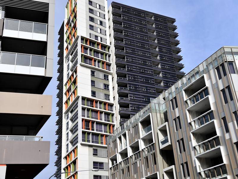 Fresh data from Domain shows rent prices have increased faster for apartments than for houses. (Bianca De Marchi/AAP PHOTOS)