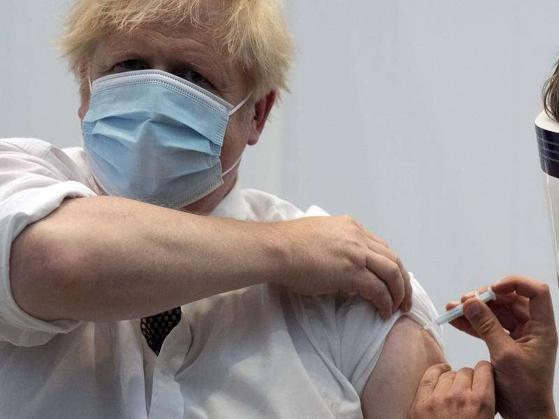 Boris Johnson, seen getting an AstraZeneca jab, says the Delta virus variant is of serious concern.