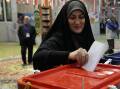 The state-owned polling centre ISPA is estimating a turnout of 38.5 per cent across Iran. (AP PHOTO)