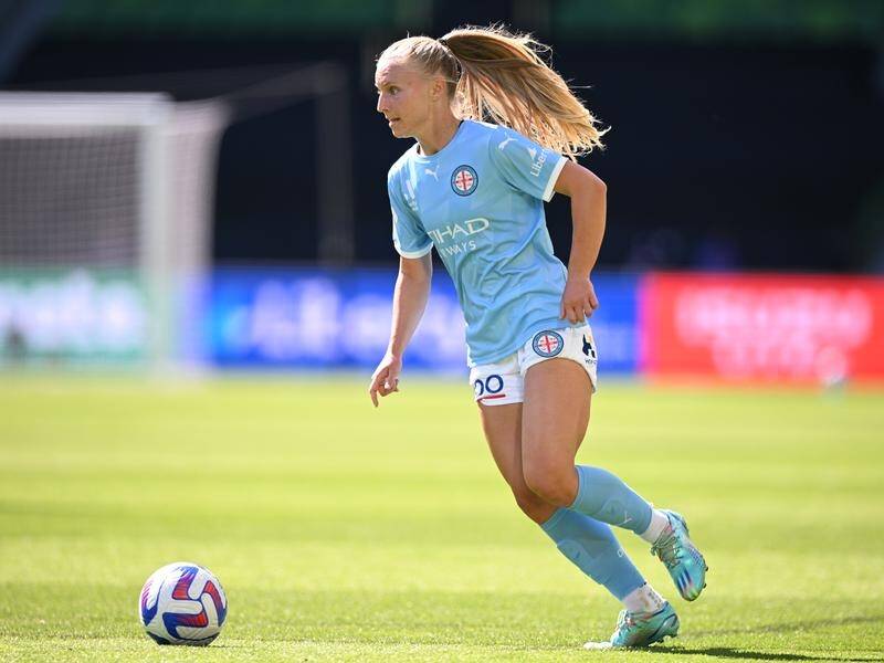 Melbourne City are hoping to benefit from Holly McNamara's call-up to the Matildas squad. (James Ross/AAP PHOTOS)