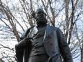 Hobart City Council has voted to remove the statue of former Tasmanian premier William Crowther. (Anthony Corke/AAP PHOTOS)