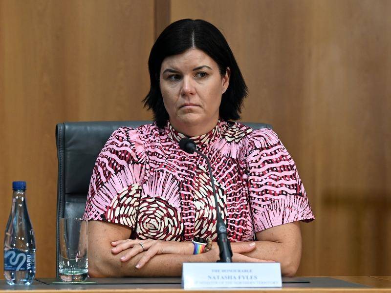 Natasha Fyles says people committing crimes with a weapon will have no right to bail in the NT. (Mick Tsikas/AAP PHOTOS)