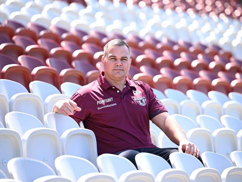 Working with Eddie Jones was a learning process on and off the field, Manly's Anthony Seibold says. (Dan Himbrechts/AAP PHOTOS)