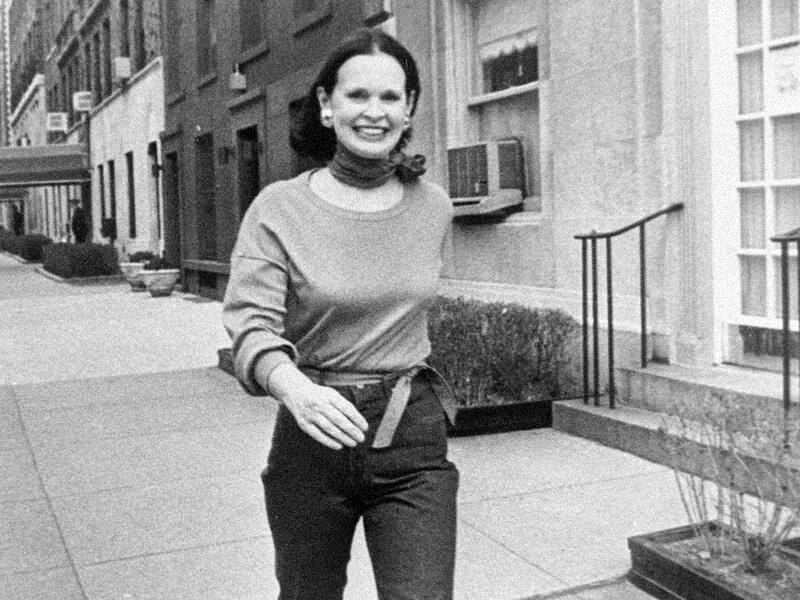 Heiress Gloria Vanderbilt became a US fashion icon in the 1970s with a line of designer jeans.