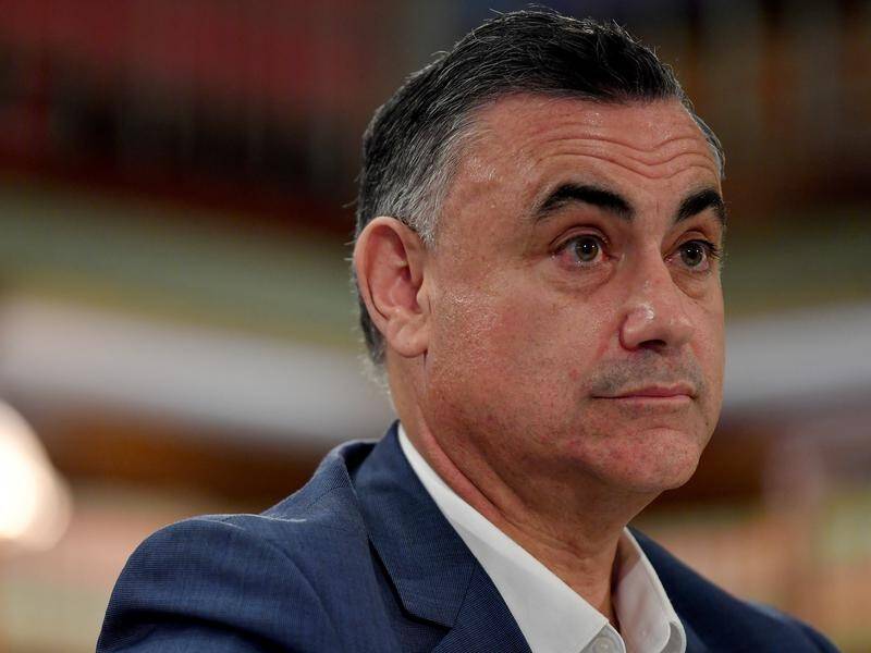John Barilaro's controversial US trade role has been an ongoing scandal for the NSW government. (Bianca De Marchi/AAP PHOTOS)