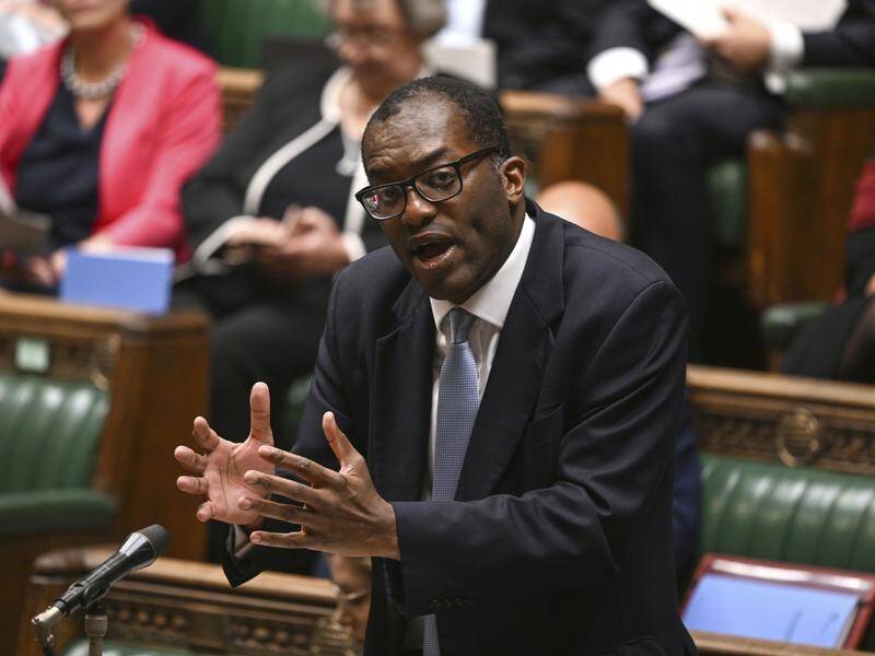 Britain's Chancellor Kwasi Kwarteng's mini-budget tax cuts have caused havoc in financial markets. (AP PHOTO)